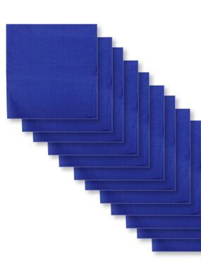 Bandanas - 12 Pack- Multi-Use- Royal Blue -Gender Neutral - Cotton -NWT
